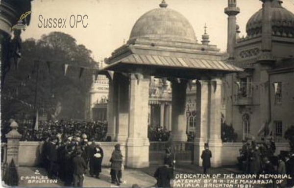 Image of Brighton - Dedication of Indian Memorial Gateway
