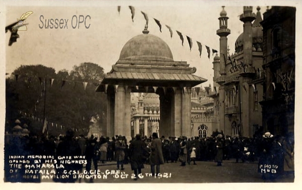 Image of Brighton - Opening of the Indian Memorial Gateway