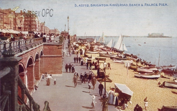 Image of Brighton - King's Road, Beach & Palace Pier