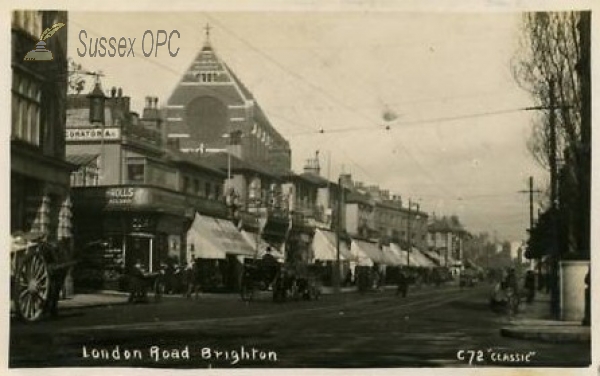 Brighton - St Bartholomew's Church & London Road