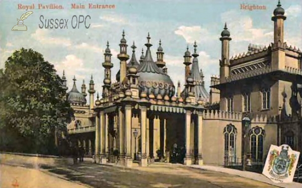 Brighton - Royal Pavilion, Main Entrance