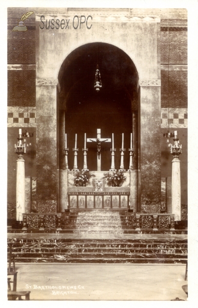 Brighton - St Bartholomew's Church (interior - altar)