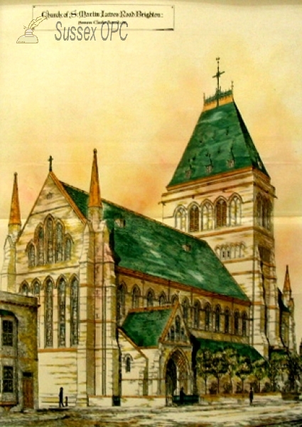Image of Brighton - St Martin's Church (Architect Drawing)