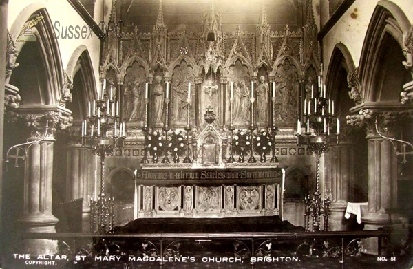 Image of Brighton - St Mary Magdalene Roman Catholic Church (Interior - Altar)
