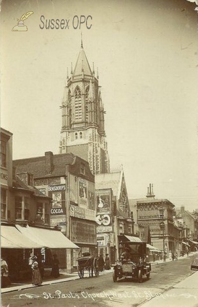 Brighton - West Street & St Paul's Church