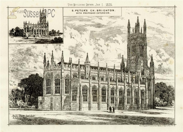Image of Brighton - St Peter's Church (with proposed extension)