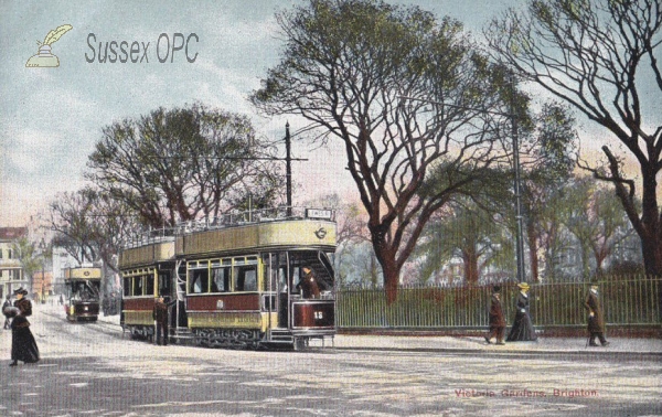 Image of Brighton - Trams at Victoria Gardens