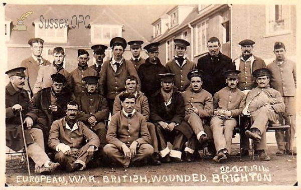 Image of Brighton - Wounded from the European War - 28 October 1914
