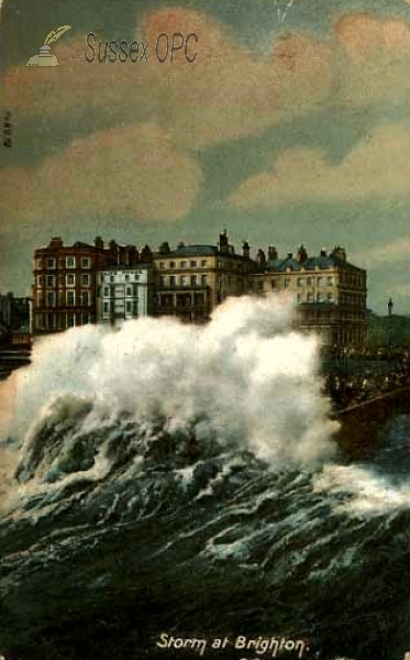 Image of Brighton - Storm and waves