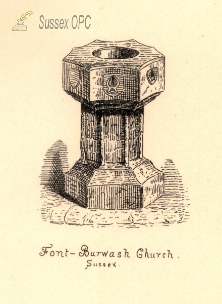 Image of Burwash - St Bartholomew's Church (Font)