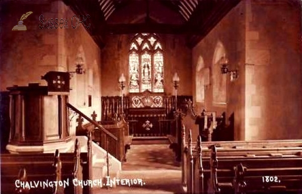 Chalvington - St Bartholomew's Church (Interior)