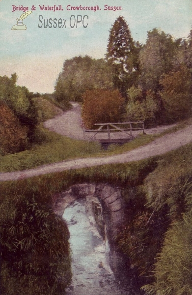 Image of Crowborough - Bridge and Waterfall