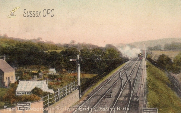 Image of Crowborough - Railway Line Looking North