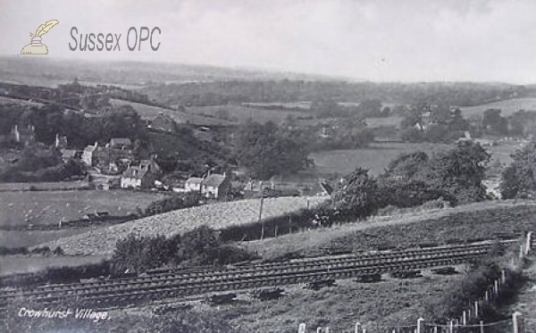 Image of Crowhurst - The Village from the Railway