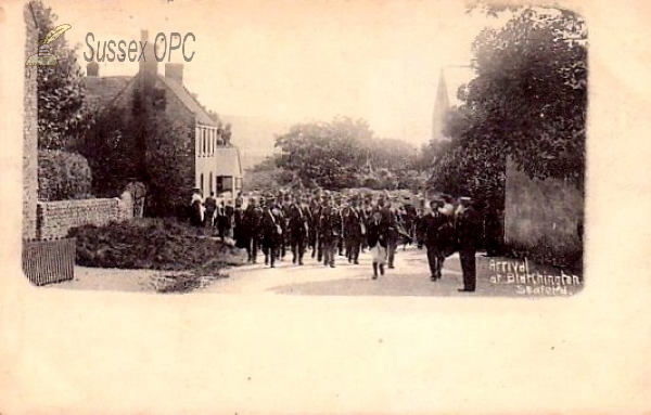 Image of East Blatchington - Arrival of the Regiment