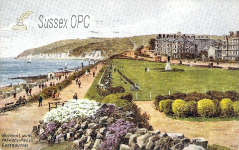 Image of Eastbourne - Western Lawns from Wish Tower