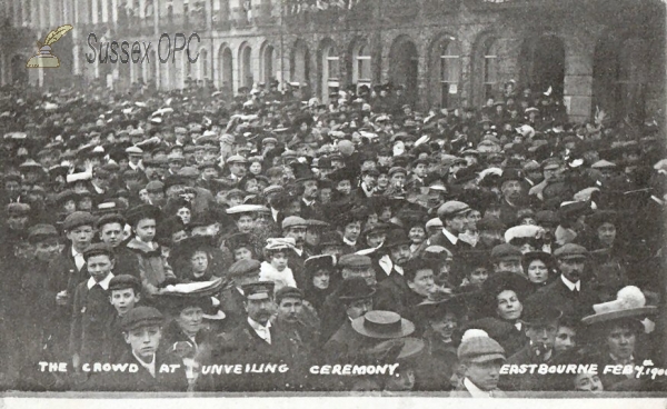 Image of Eastbourne - Unveiling New Memorial, 7th February 1906 (Crowd)