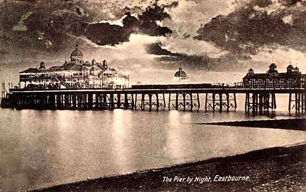 Image of Eastbourne - The Pier by Night