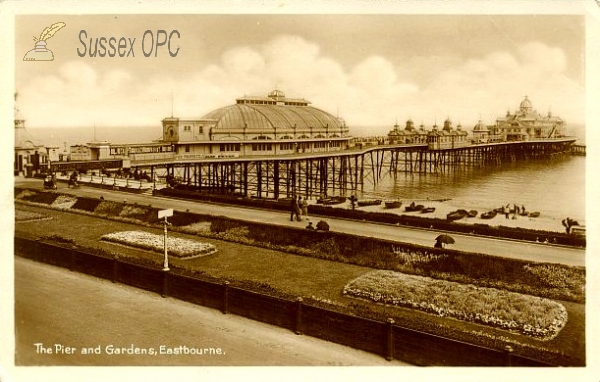 Image of Eastbourne - The pier & gardens