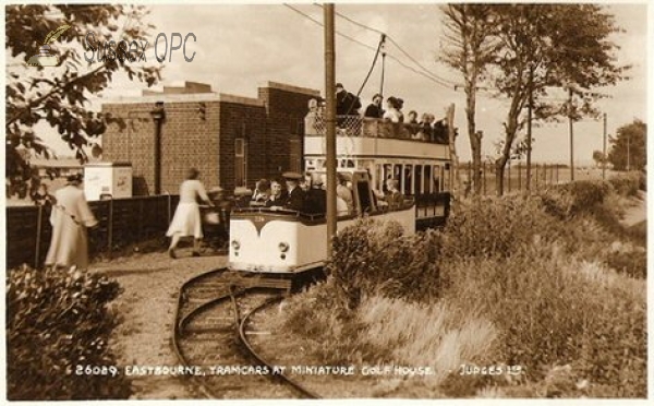Image of Eastbourne - Tramcars at Miniature Golf House