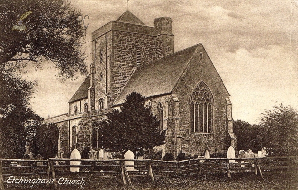 Etchingham - The Church from the east