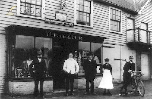 Image of Etchingham - People outside the Post Office