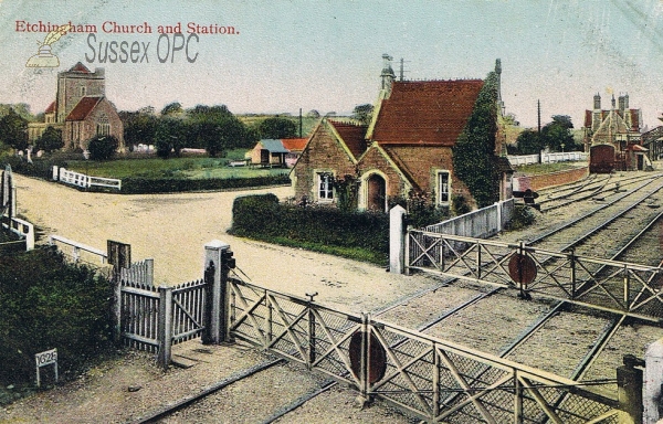 Image of Etchingham - Railway Station and Church