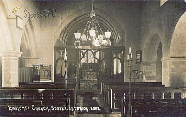 Image of Ewhurst - St James the Great Church (interior)