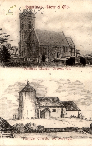 Fairlight - St Andrew's Church (Old & New)