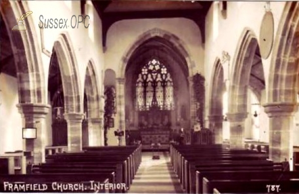 Image of Framfield - St Thomas à Becket Church (interior)