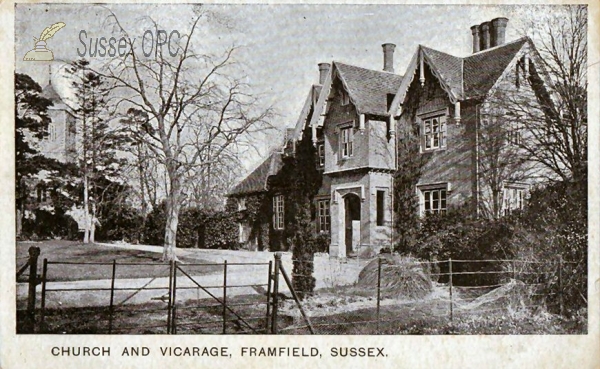 Image of Framfield - Church & Vicarage
