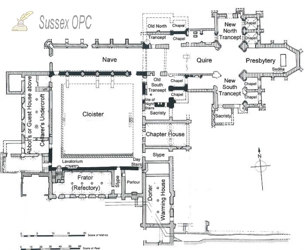 Image of Frant - Bayham Abbey (Plan)