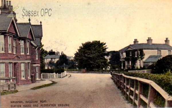 Image of Hailsham - Western Road, Clifton House & Recreation Ground