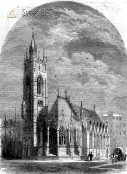 Image of Hastings - Holy Trinity Church as planned