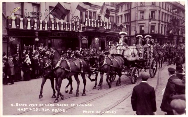 Image of Hastings - State visit of Lord Mayor of London - 28 November 1908