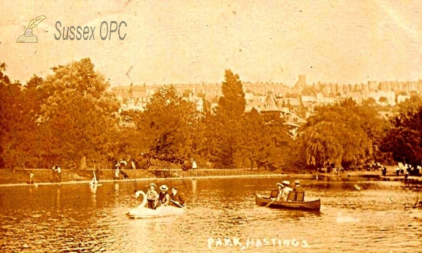 Image of Hastings - Boating in the Park