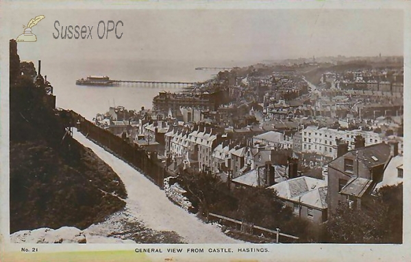 Image of Hastings - View from Castle