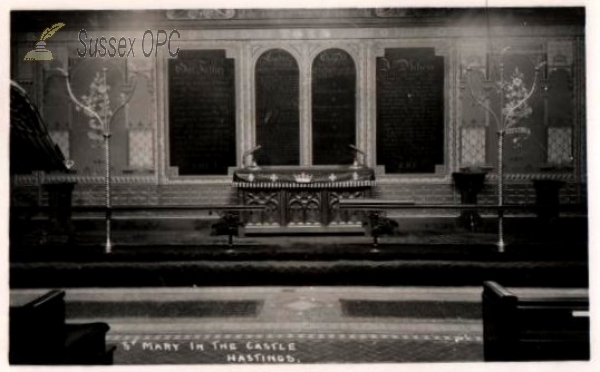 Image of Hastings - St Mary in the Castle (Interior, altar)