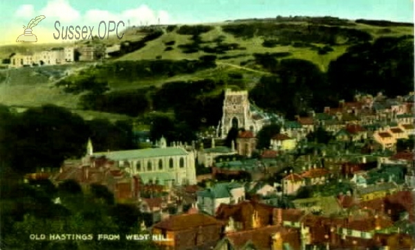 Image of Hastings - View from West Hill