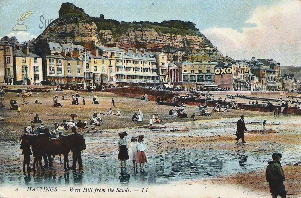 Image of Hastings - West Hill from the Sands