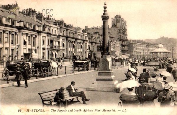 Image of Hastings - The Parade & South African War Memorial