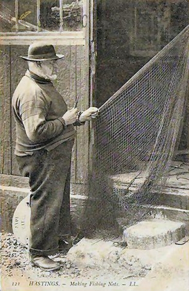 Image of Hastings - Making Fishing Nets