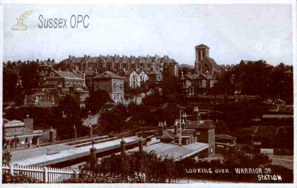 Image of St Leonards - Warrior Square showing the Baptist Church and St Paul's Church