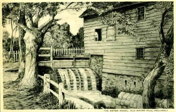 Image of Hellingly - Old Water Mill - Water Wheel
