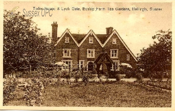 Image of Hellingly - Boship Farm Tea Gardens (Tudor House & Lych Gate)