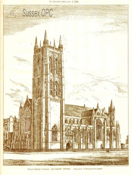 Image of Hove - All Saints Church as originally intended
