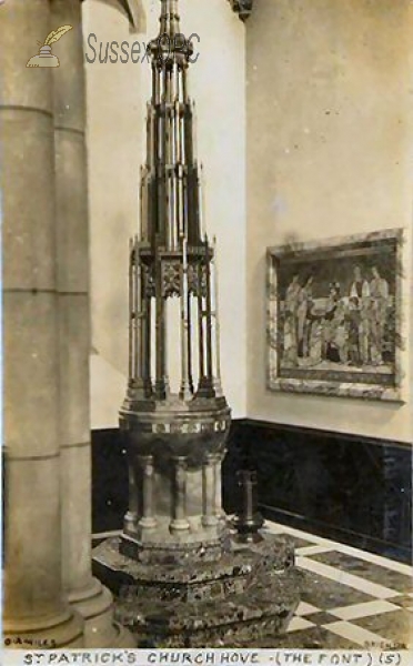Image of Hove - St Patrick's Church (Font)