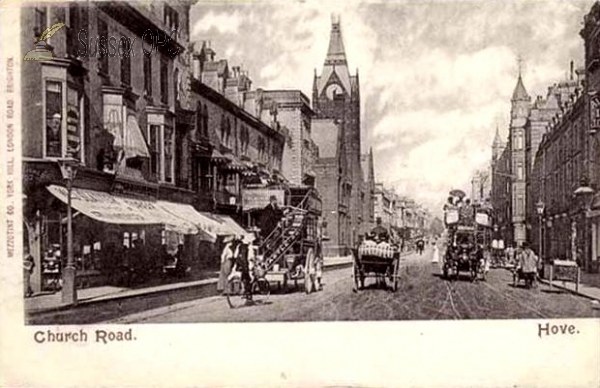 Image of Hove - Church Road & The Town Hall