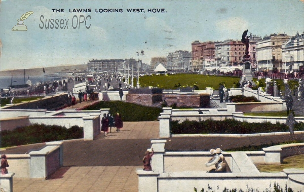Image of Hove -  Lawns Looking West