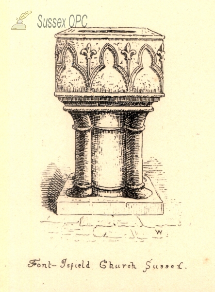 Image of Isfield - St Margaret's Church (Font)